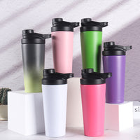 Stainless Steel Sports Water Bottle – Double Wall Vacuum Insulated